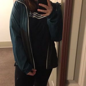 Blue rain light jacket :) ☔️